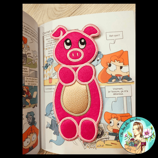 Marque page Cochon