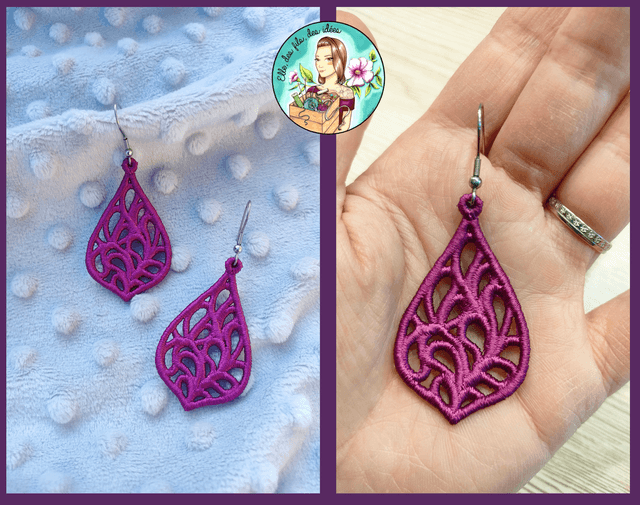 Boucles d'oreilles modèle Goutte