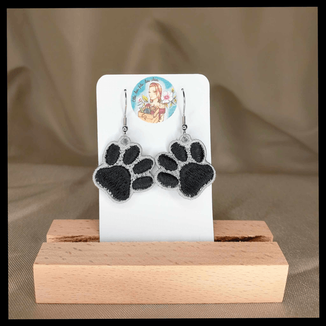 Boucles d'oreilles Pattes Noires