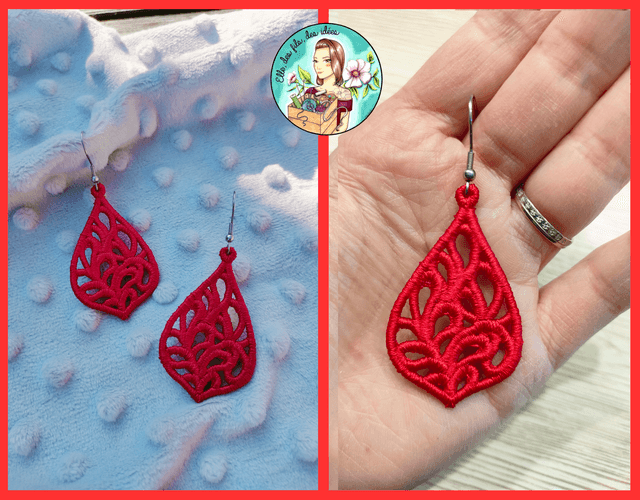Boucles d'oreilles modèle Goutte