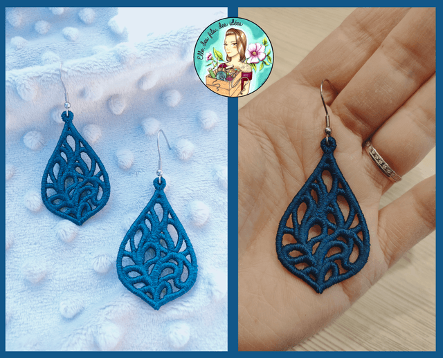 Boucles d'oreilles modèle Goutte