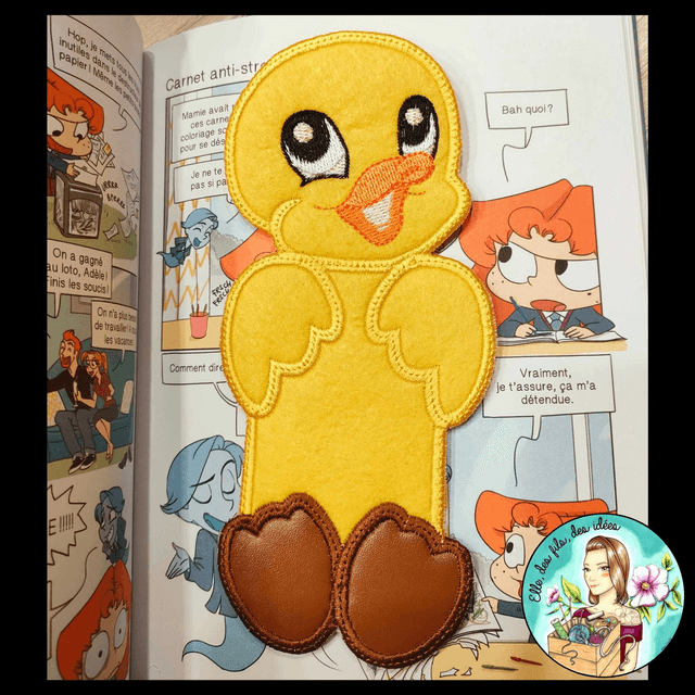 Marque page Poussin