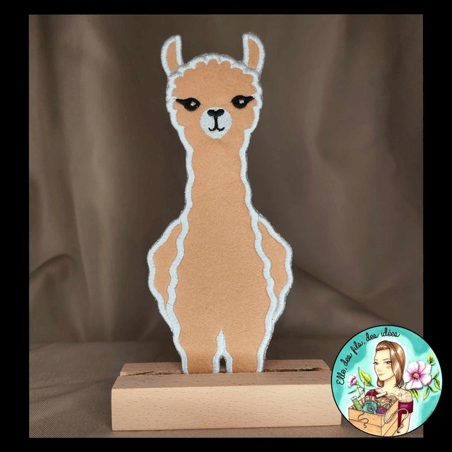 Marque page Lama